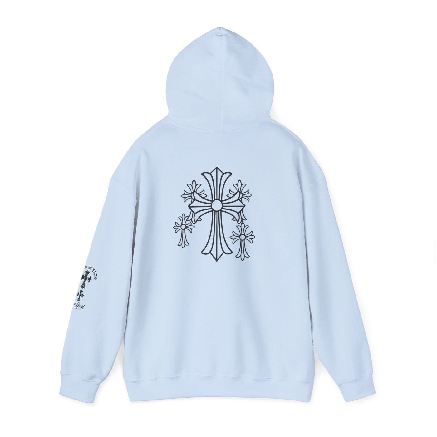 Eternal Saints Heavy Hooded Sweatshirt: Gothic Themed Collection