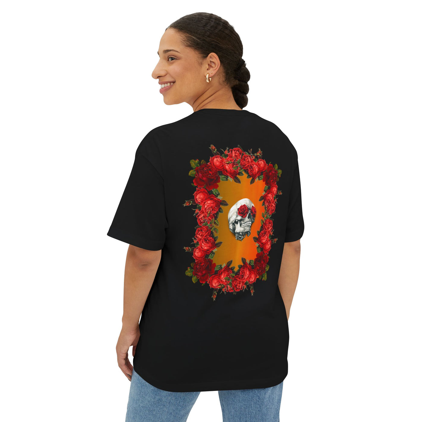 Mourning Roses Boxy T : Muerte Urbana Collection