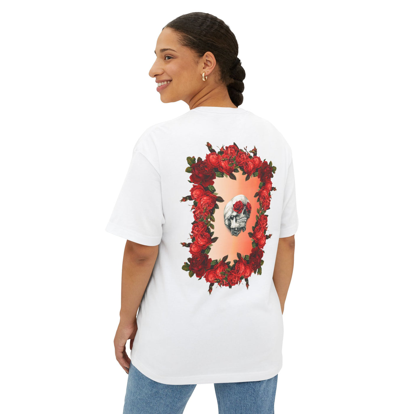 Mourning Roses Boxy T : Muerte Urbana Collection
