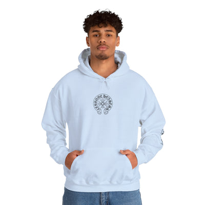 Eternal Saints Heavy Hooded Sweatshirt: Gothic Themed Collection