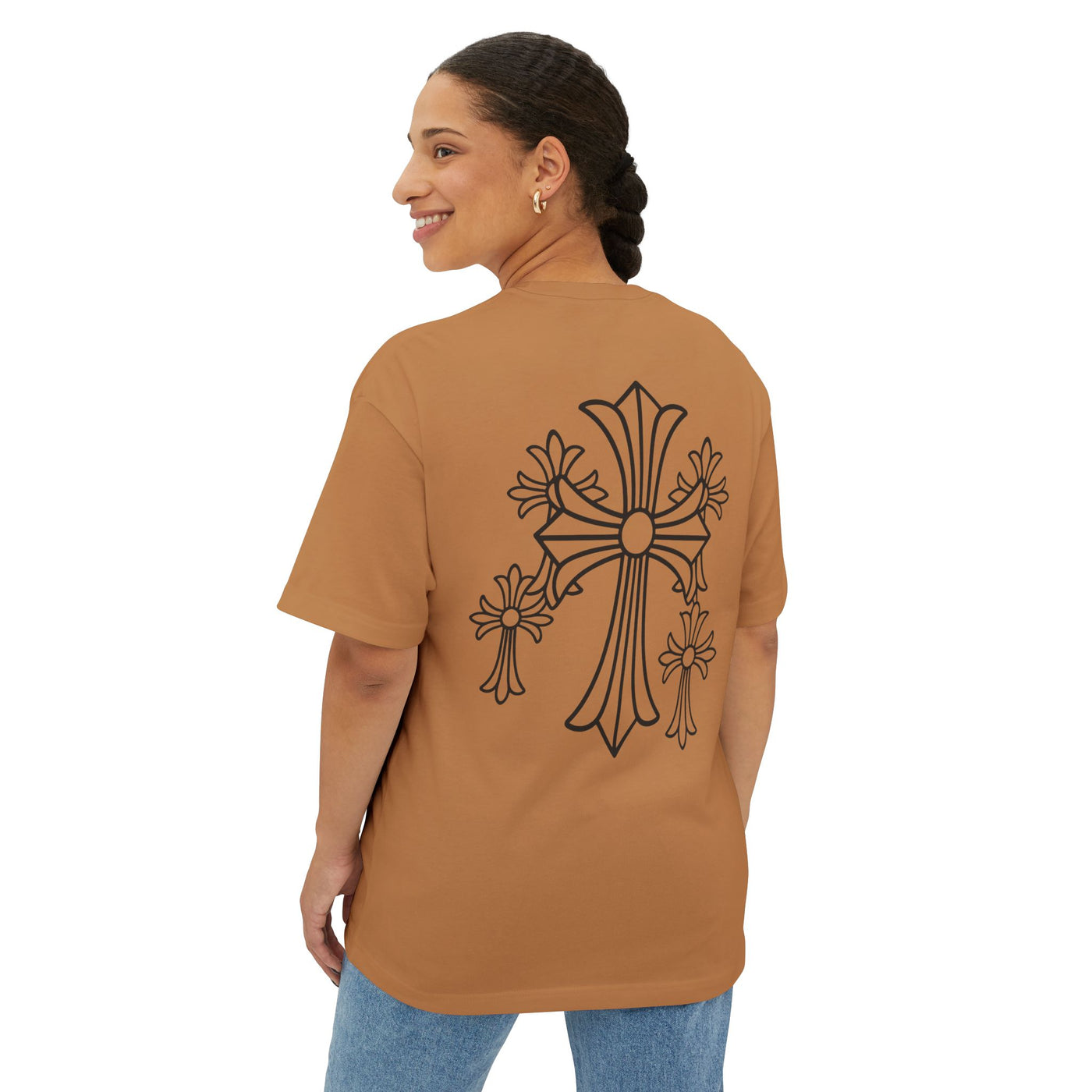 Eternal Saints Boxy T-Shirt: Gothic Themed Collection