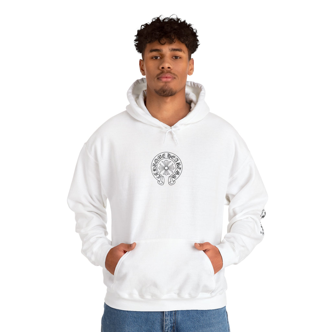 Eternal Saints Heavy Hooded Sweatshirt: Gothic Themed Collection