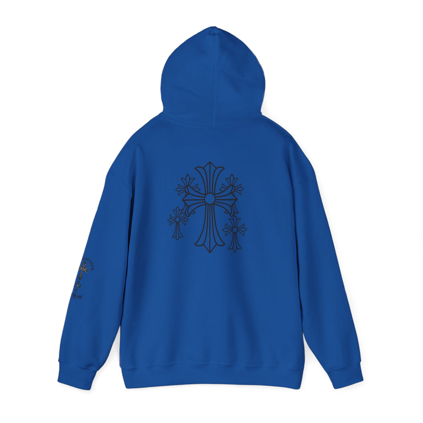 Eternal Saints Heavy Hooded Sweatshirt: Gothic Themed Collection