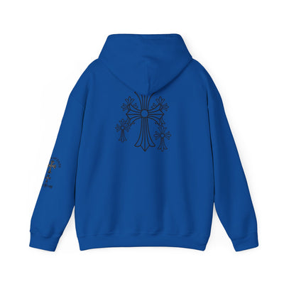 Eternal Saints Heavy Hooded Sweatshirt: Gothic Themed Collection