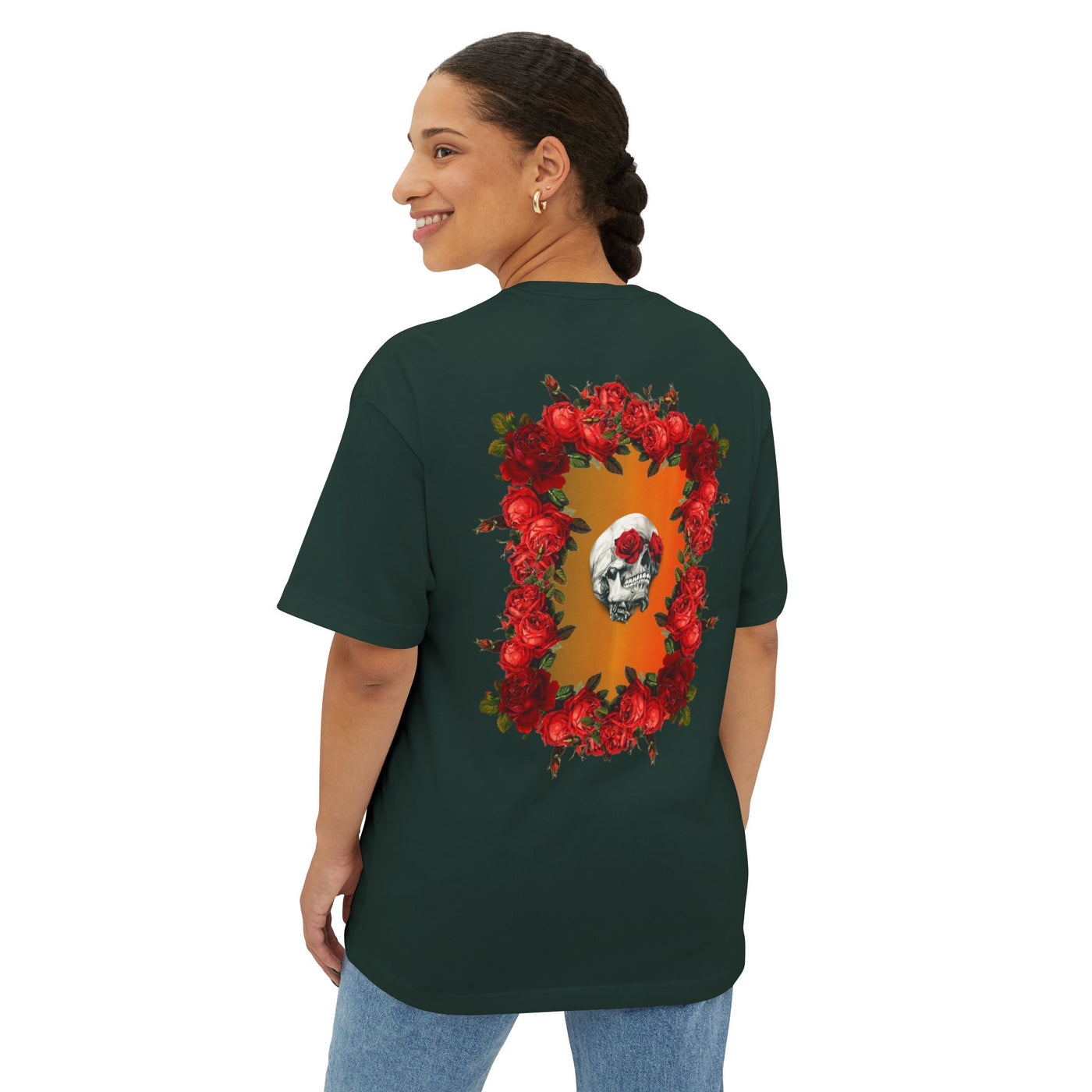 Mourning Roses Boxy T : Muerte Urbana Collection