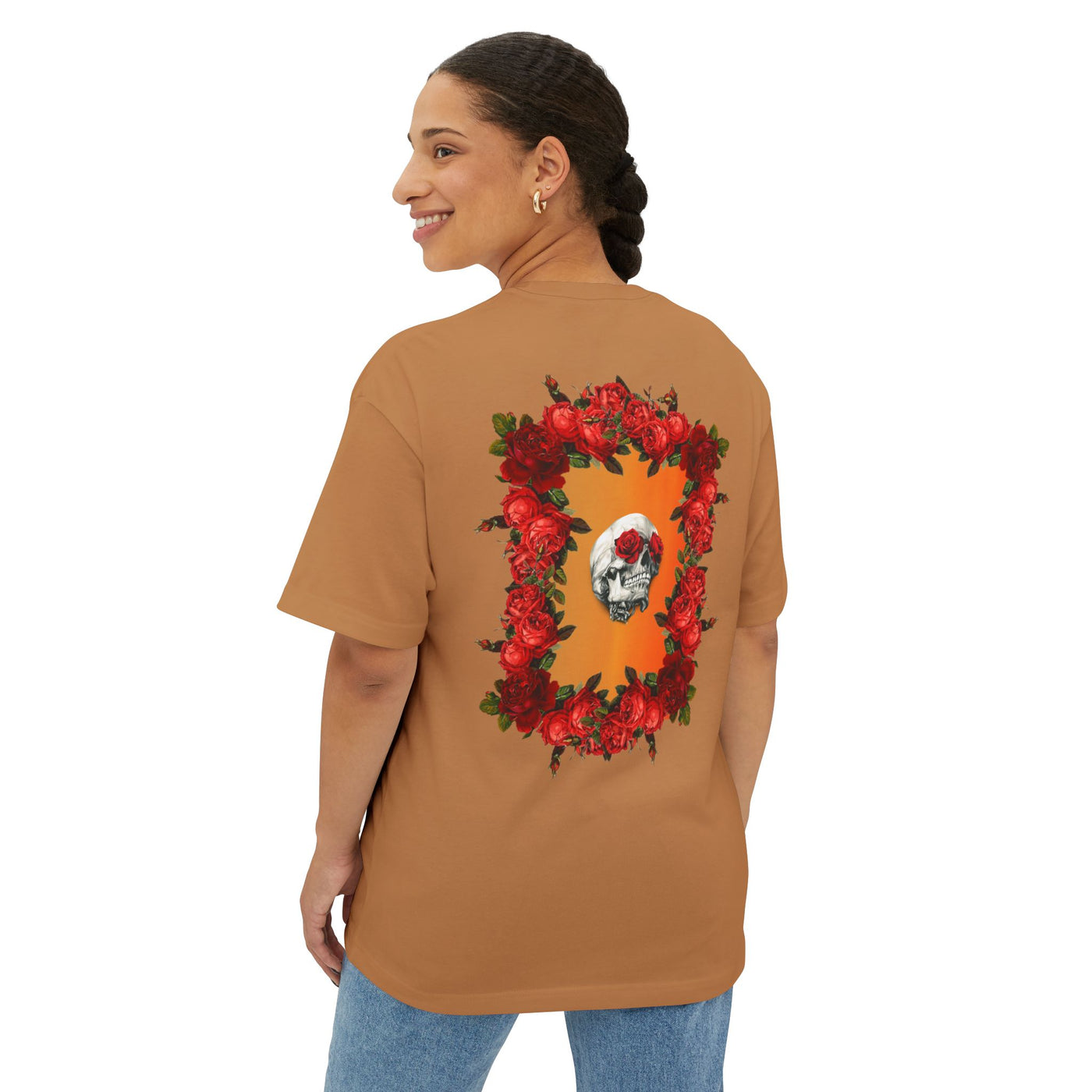 Mourning Roses Boxy T : Muerte Urbana Collection