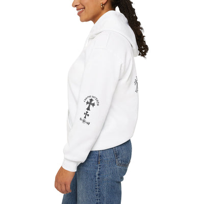 Eternal Saints Heavy Hooded Sweatshirt: Gothic Themed Collection